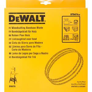 DEWALT лентов трион за дърво и пластмаса, прави разрези, ширина 20 мм DT8474 (DT8474)