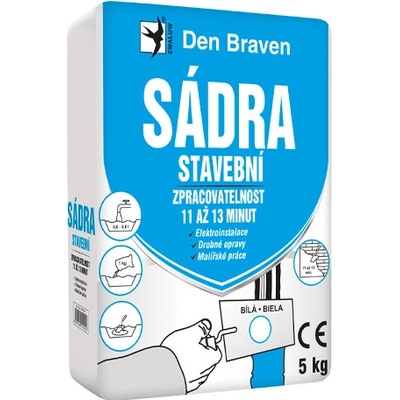Den Braven Sadra stavebná 1 kg
