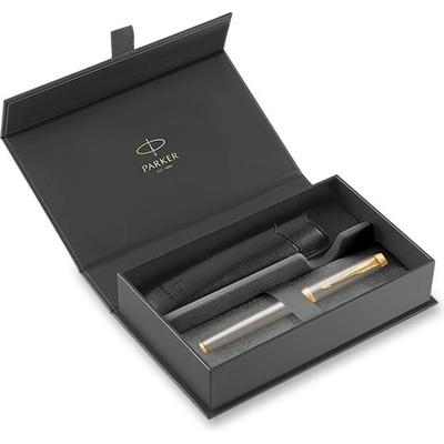 Parker 1502/3491665 IM Brushed Metal GT roller darčeková súprava s puzdrom
