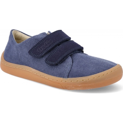 Froddo Barefoot plátěné tenisky blue