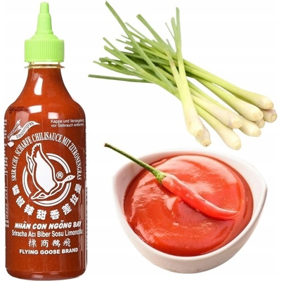 Flying Goose Chilli omáčka Sriracha hot s citrónovou trávou 455 ml