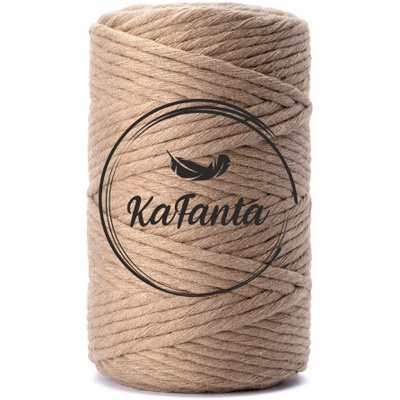 Macrame priadza KaFanta PREMIUM 3mm/100m - mocca