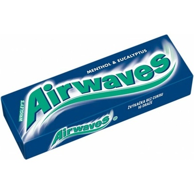 Wrigley's Airwaves MENTOL EUKALYPTUS žuvačky 14 g