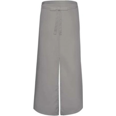 Link Kitchen Wear Bistro zástěra s rozparkem X962 Mouse Grey 100x100cm