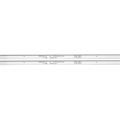 METABO - 2 HSS oboustranné hoblovací nože 332x12x1,5 mm / 2 podlouhlé otvory, DH 330 / 316