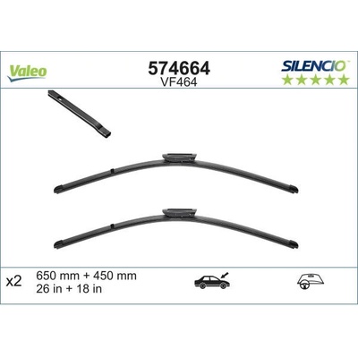 Valeo Silencio X-TRM - 650+450 mm VA 574664