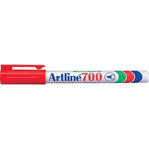 Artline Маркер Artline 700 Permanent 0.7 червен (EK-700 RED)