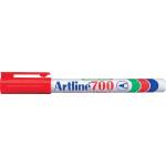 Artline Маркер Artline 700 Permanent 0.7 червен (EK-700 RED)