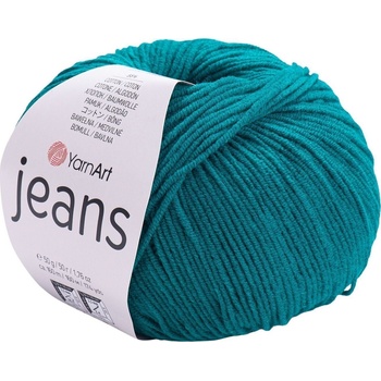 YARNART Jeans 63 Petrol Green Плетива прежда (Jeans 63)