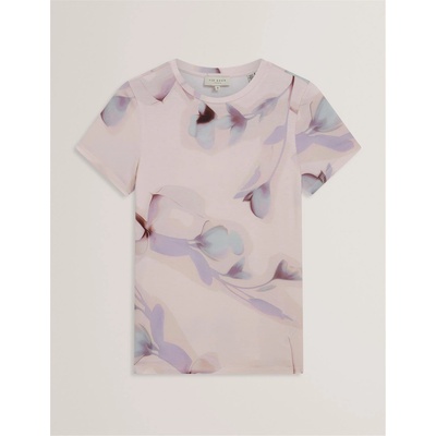 Ted Baker Тениска Ted Baker Women's Printed Slim Fit T-Shirt - Pink