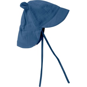 Huttelihut Детска шапка Huttelihut Kid's Summer Hat Ears Muslin Hat - Bering Sea - размер 52 cm (904-5931-0215)