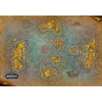 GB eye Plagát World of Warcraft - Map