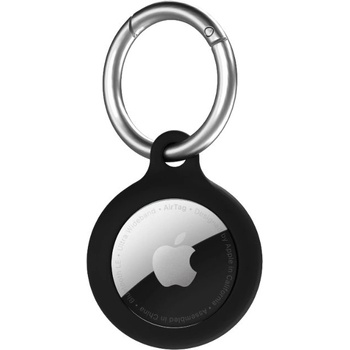 Image 1 of Next One Silicone Key Clip for AirTag - black ATG-SIL-BLK