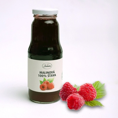 Superovoce.cz MALINOVÁ 100% ŠŤÁVA 0,3 l