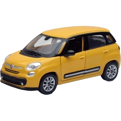 New Ray Toys Метален автомобил Newray - Fiat 500L, 1: 24, жълт (71273 B)