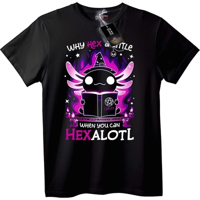 NOONEBRAND Тениска Hexalotl Вещица - 7XL, Black