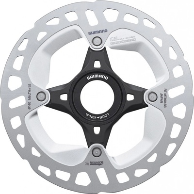 SHIMANO brzdový kotuč XT RTMT800 center lock 140 mm pro Ice tech + lock ring – Zboží Dáma