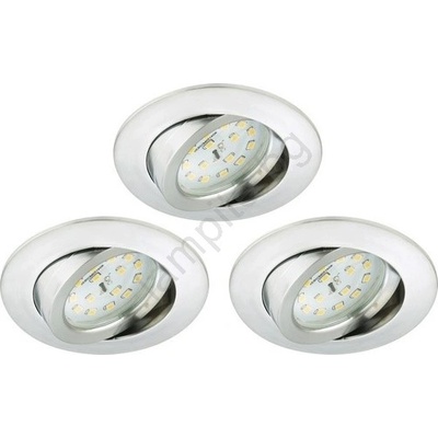 Briloner 8312-039 - К-кт 3x LED Лампа за вграждане в баня LED/5W/230V IP23 (BL1559)