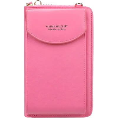 Baellerry Crossbody Peňaženka ME-25503 Tmavo Ružová