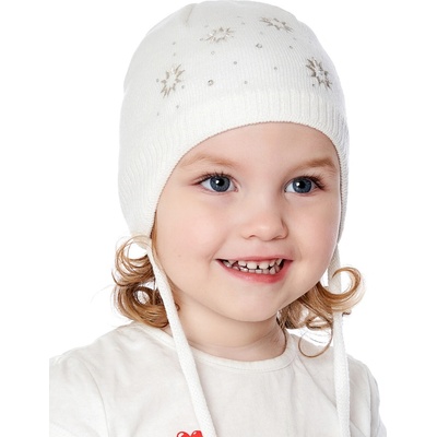 Marhatter dívčí pletená čepice 9661 světle šedá