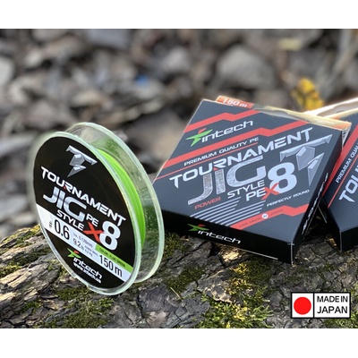 INTECH Tournament Jig Style PE X8 #1,0 (0,165mm) Lime Green - 150m