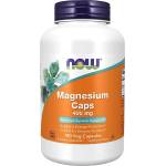 NOW NOW Magnesium Caps 400mg, 180 Veg Capsules