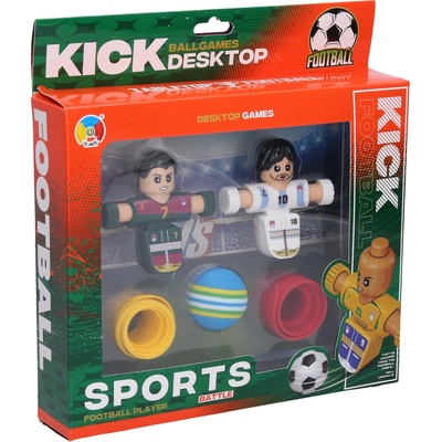 Futbalová vystreľovacia sada s figúrkami a páskami 7 cm, 5 ks