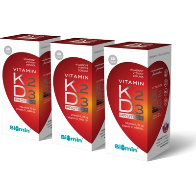 Biomin Vitamín K2D3 PROTECT 3x 60 kapsúl