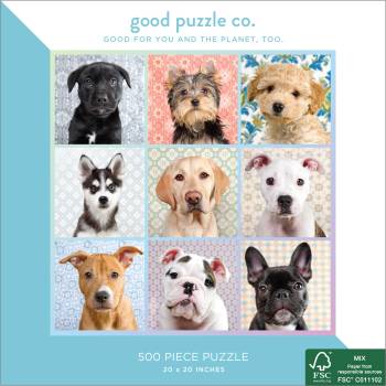 Image 1 of Good Puzzle Co. Пъзел Good Puzzle от 500 части - Кучешки портрет