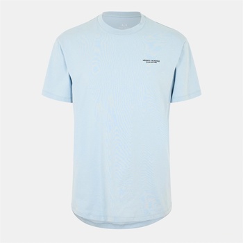 Armani Exchange Тениска Armani Exchange T91 Logo T Shirt - Blue U9287