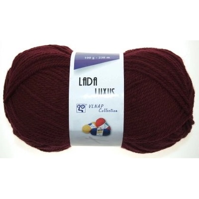 Vlnap příze Lada Luxus_52124 bordó