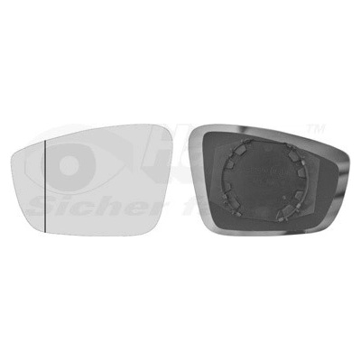 Sklo vonkajżieho zrkadla VAN WEZEL 5701831