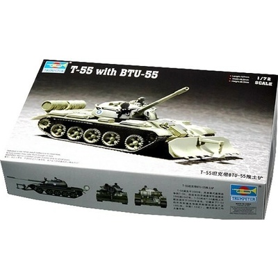 Trumpeter T 55 with BTU 55 1:72