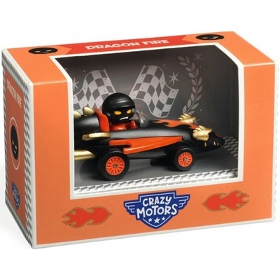 Детска играчка Djeco Crazy Motors - Количка драконов огън (DJ05486)