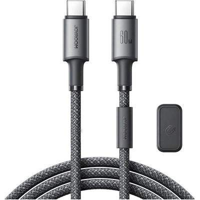 Joyroom S-A50 Unlimited Series 60W USB-C - USB-C s magnetickým organizérem 1,2m šedý