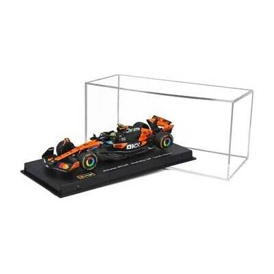 Bburago Formula 1 McLaren MCL39 č. 4 Lando Norris v dekoratívnom boxe – mierka 1:43