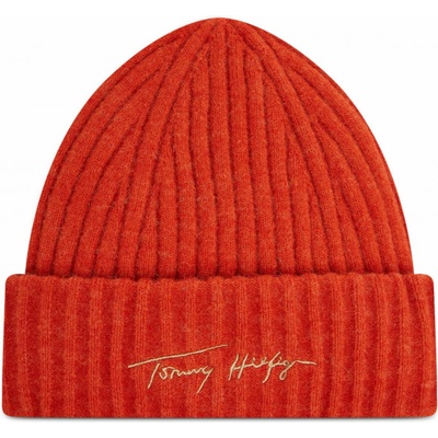 Tommy Hilfiger dámska čiapka oranžová