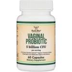 Double Wood Supplements Пробиотик за жени - за здрава вагинална флора, 5 млрд. активни пробиотици, 60 капсули за 2 месеца прием (27279 dw)