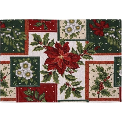 Bo-Ma Trading Gobelínové prostírání Poinsettie 32 x 48cm – Zboží Mobilmania