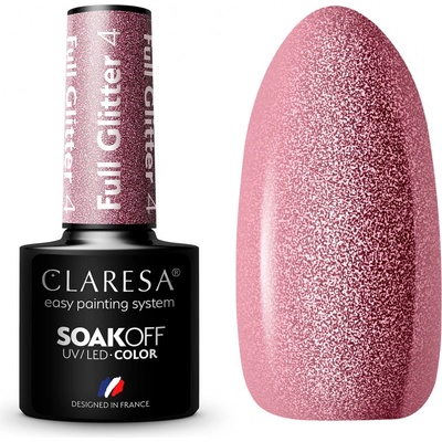 Claresa Gél lak Full Glitter 4 5 ml