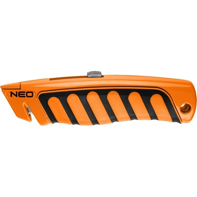 NEO TOOLS Nôž s lichobežníkovou čepeľou, kovové telo z ocele 63-707
