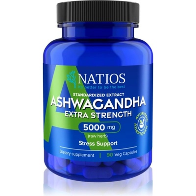 Natios Ashwagandha Extract 5000 mg 90 kapslí – Sleviste.cz