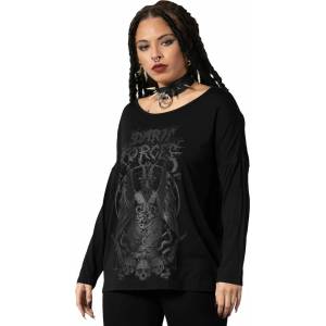 KILLSTAR Унисекс тениска KILLSTAR - Dark Forces Boatneck - KSRA004939
