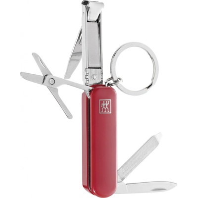 Zwilling Beauty Multifunkční manikúrní přívěšek Inox 6 cm červený 42450-003