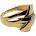 VipGold Златен дамски пръстен 2.86 гр (pr042)