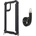 4smarts Sling Case Downtown - удароустойчив хибриден кейс с лента за врата за iPhone 11 Pro Max (черен-прозрачен)