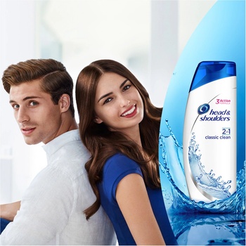 Head & Shoulders Classic Clean 2v1 šampon a balzám na vlasy proti lupům 360 ml