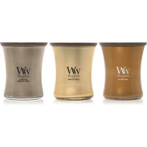 WoodWick Precious Metals Trio Pack подаръчен комплект