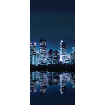 Preinterier DV0011 Fototapeta na stenu Nočné mesto vlies 91cm x 211cm