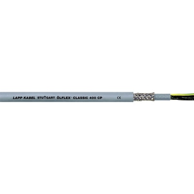 Lapp ÖLFLEX® CLASSIC 400 CP 1313304/500 riadiaci kábel 4 G 1.5 mm² 500 m sivá